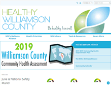 Tablet Screenshot of healthywilliamsoncounty.org